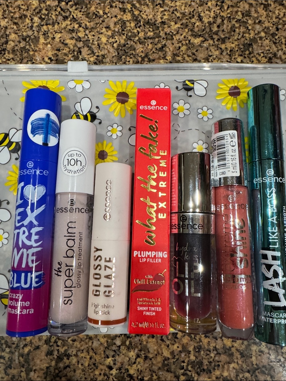 7 Piece Essence Lip & Mascara Set